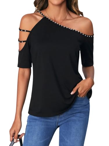トップス yilon BIJOU OFFSHOULDER BLOUSE yilon イロン BIJOU OFFSHOULDER BLOUSE